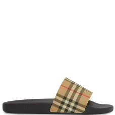 Шлепанцы в клетку Vintage Check Шлепанцы в клетку Vintage Check