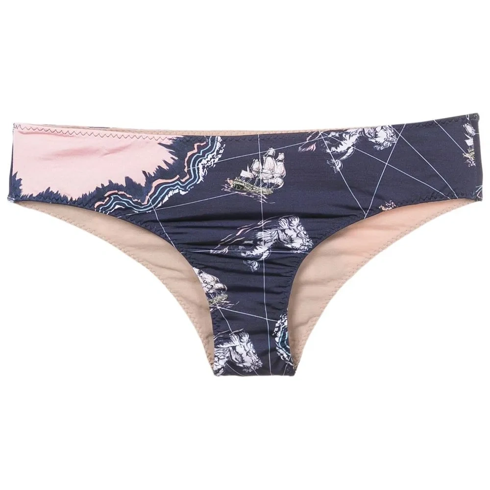 Плавки бикини Niarchos с графичным принтом