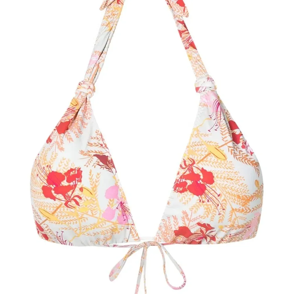 Бикини с цветочным принтом и завязками