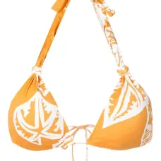 Лиф бикини с вырезом халтер с графичным принтом
