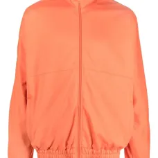 Куртка на молнии с нашивкой-логотипом