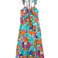 Платье макси Imogen с цветочным принтом