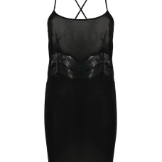 Ночная сорочка без рукавов со вставками