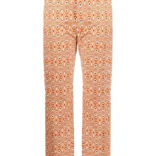 Брюки с абстрактным принтом