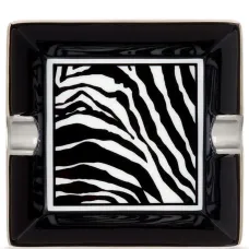 Фарфоровая пепельница с принтом