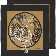 Набор из двух салфеток с анималистичным принтом Набор из двух салфеток с анималистичным принтом