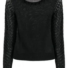 Топ тонкой вязки с фестонами Топ тонкой вязки с фестонами