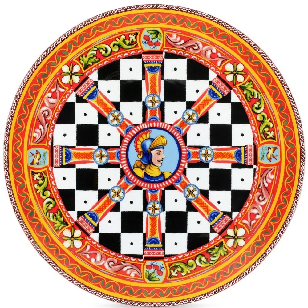 Сервировочная тарелка с принтом Сервировочная тарелка с принтом