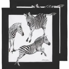 Набор из двух салфеток с анималистичным принтом Набор из двух салфеток с анималистичным принтом