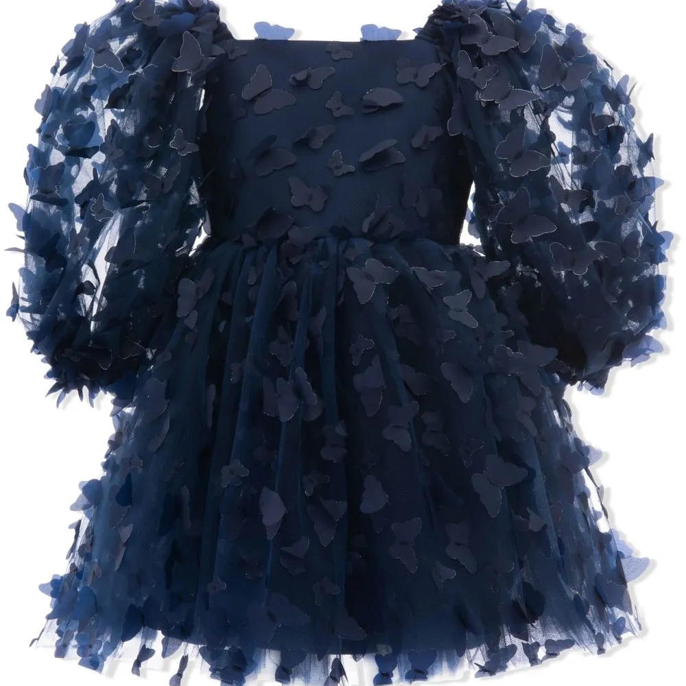 Платье Mariposa с цветочной аппликацией