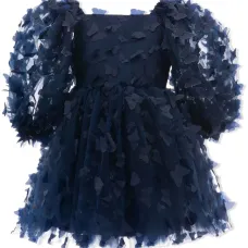 Платье Mariposa с цветочной аппликацией