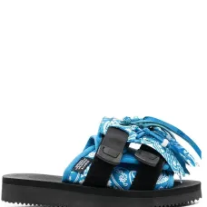 Сандалии с бахромой из коллаборации с Suicoke