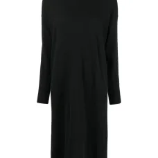 Кашемировое платье миди с высоким воротником Кашемировое платье миди с высоким воротником