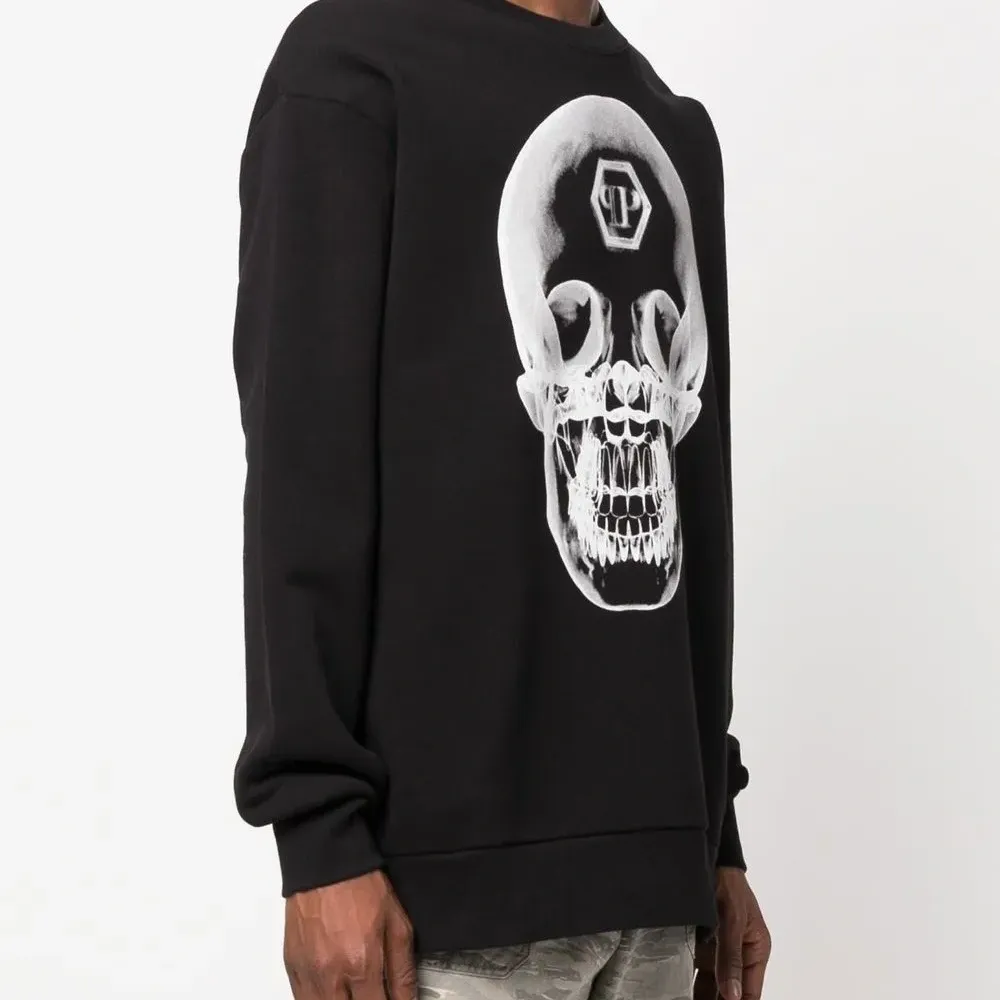 Толстовка с принтом Skull