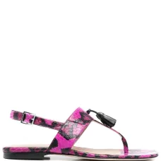 Сандалии Emma со змеиным принтом