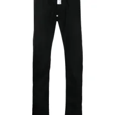 Прямые джинсы с вышитым логотипом