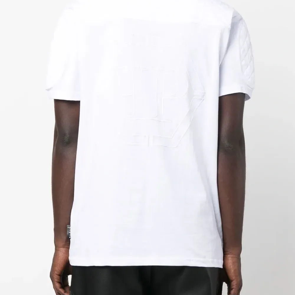 Футболка на молнии с нашивкой-логотипом