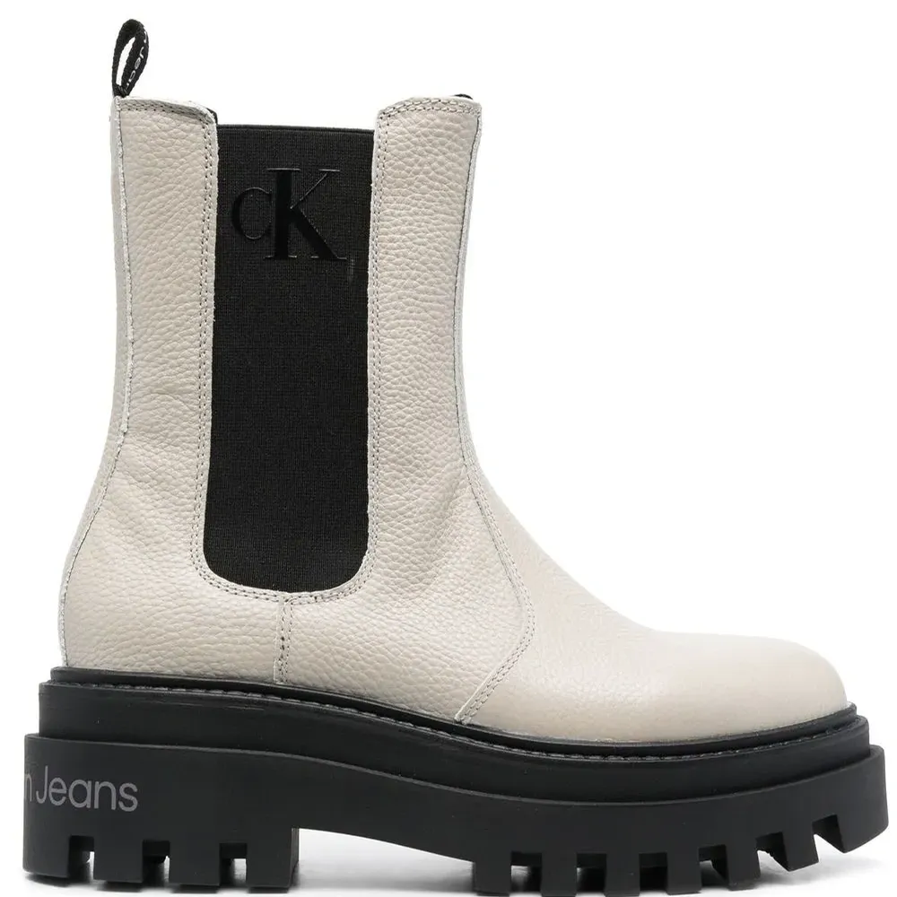 Ботинки челси на платформе