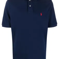 Рубашка поло с вышитым логотипом