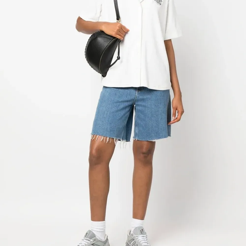 Рубашка с короткими рукавами и вышитым логотипом