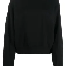 Джемпер свободного кроя с круглым вырезом