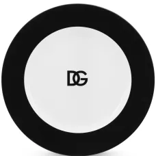 Фарфоровая тарелка с логотипом