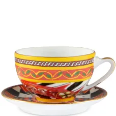 Чайный сервиз с архивным принтом