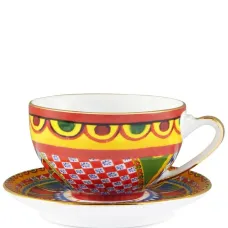 Чайный сервиз с архивным принтом