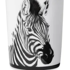 Фарфоровая кружка с зебровым узором