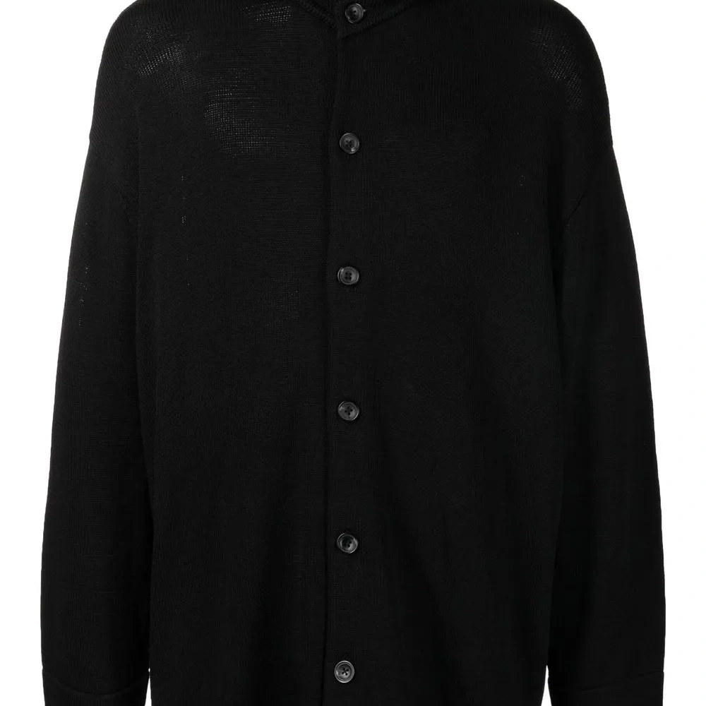 Клетчатое худи на пуговицах