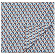 Льняная скатерть с геометричным принтом Льняная скатерть с геометричным принтом