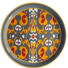 Поднос с абстрактным принтом