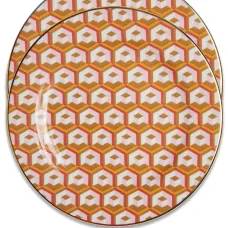 Набор Cubi Oro из двух десертных тарелок