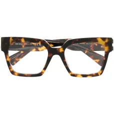 очки в квадратной оправе черепаховой расцветки