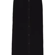 Юбка в рубчик на пуговицах