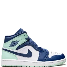 Кроссовки Air Jordan 1 Mid Blue Mint