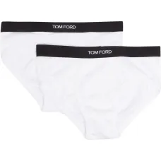 Комплект из двух трусов-брифов с логотипом