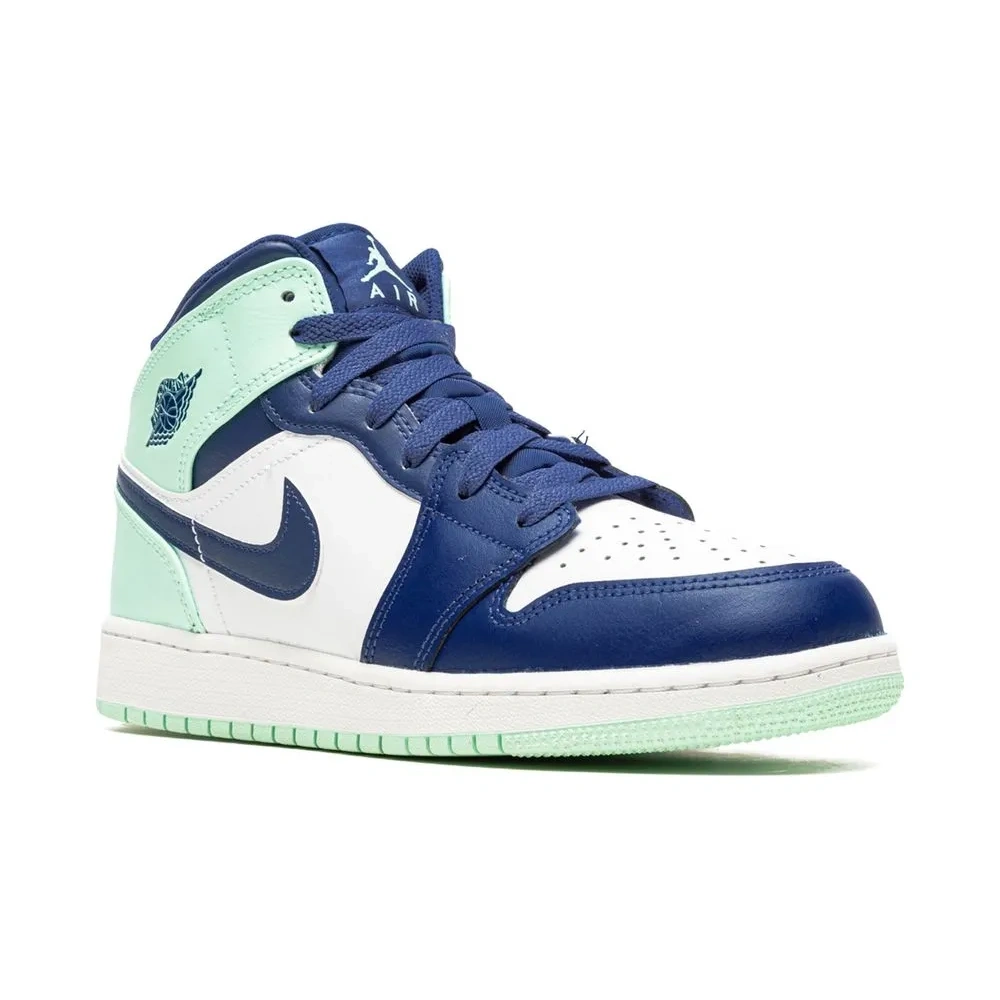 Кроссовки Air Jordan 1 Mid Blue Mint Кроссовки Air Jordan 1 Mid Blue Mint