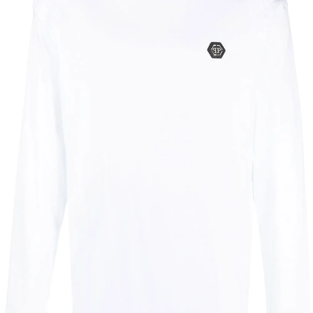 Футболка с длинными рукавами и логотипом Футболка с длинными рукавами и логотипом