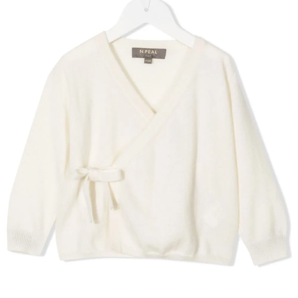 Кашемировый кардиган с запахом