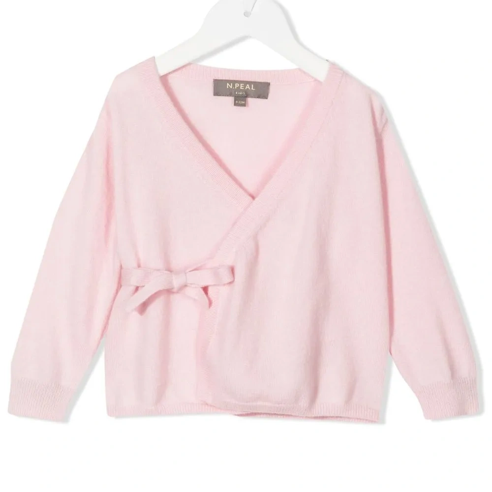 Кашемировый кардиган с запахом