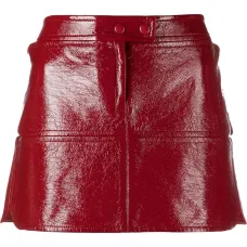 Мини-юбка из искусственной кожи