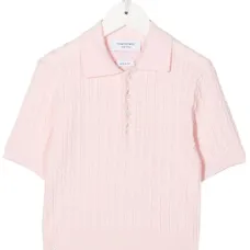 рубашка поло фактурной вязки