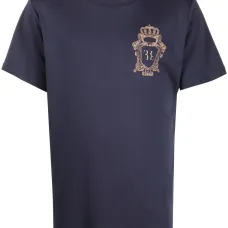 футболка с вышитым логотипом