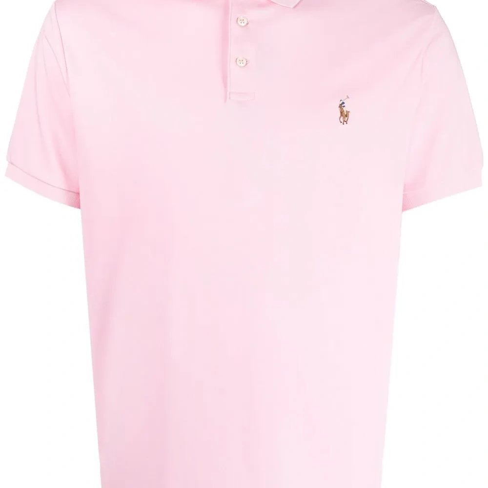 Рубашка поло с вышитым логотипом