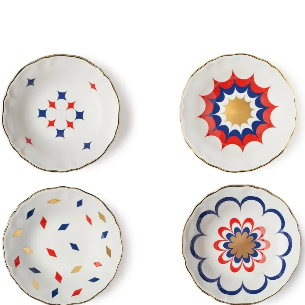 Набор из четырех глубоких тарелок