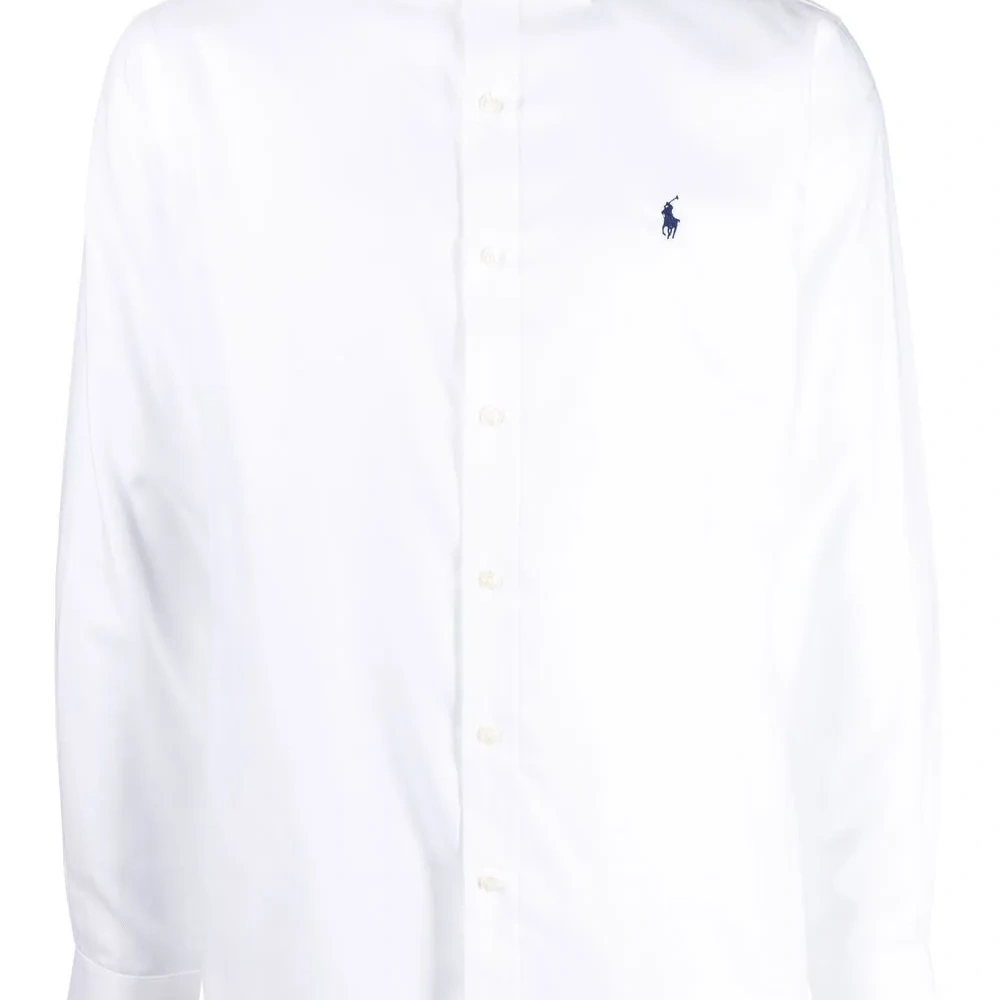 Рубашка с вышитым логотипом