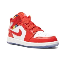 Кроссовки Jordan 1 Mid SE Barcelona Sweater