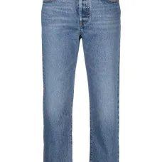 Укороченные джинсы 501® прямого кроя