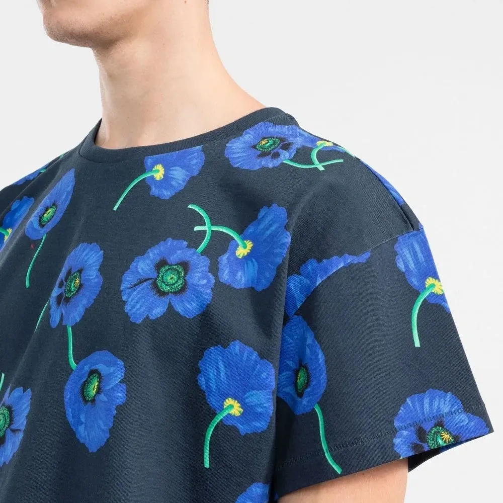Футболка с цветочным принтом